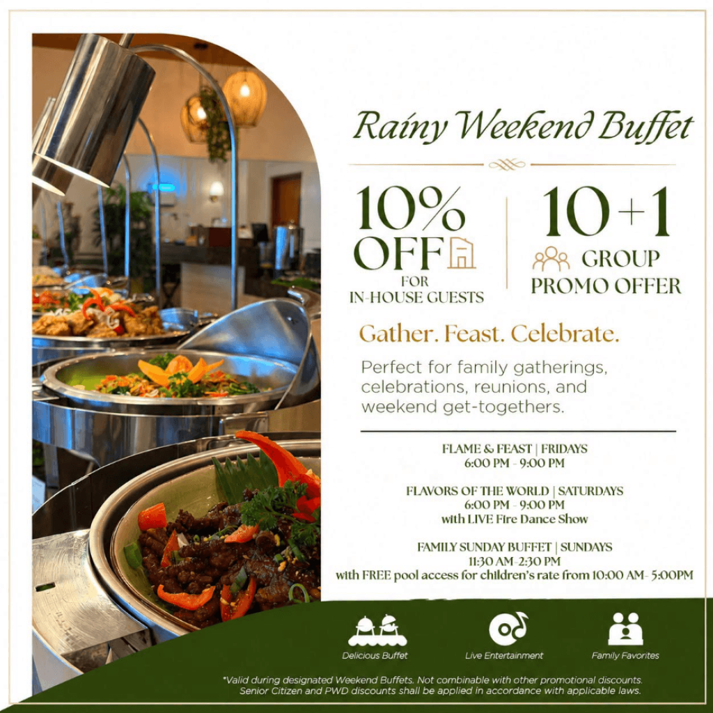 Rainy Weekend Buffet | Tropics at MacArthur Park